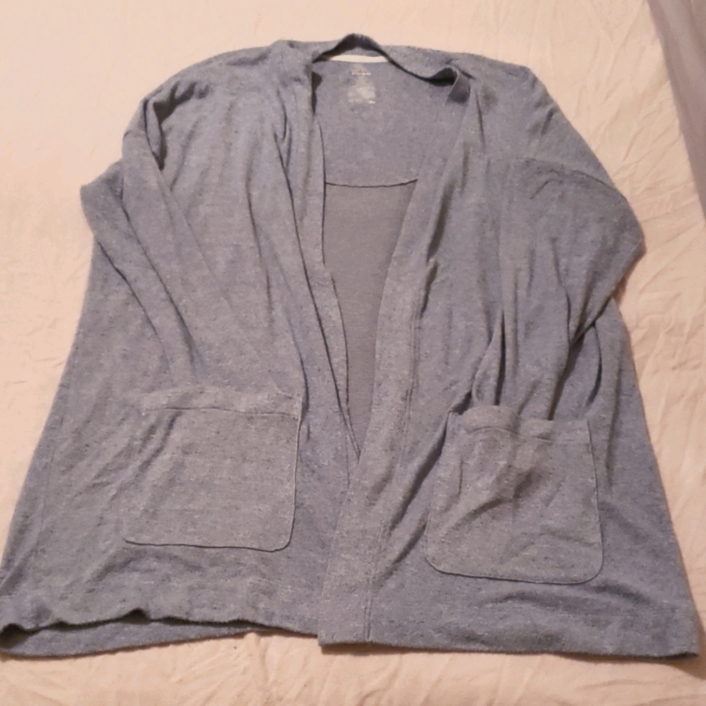 Soft baby blue cardigan